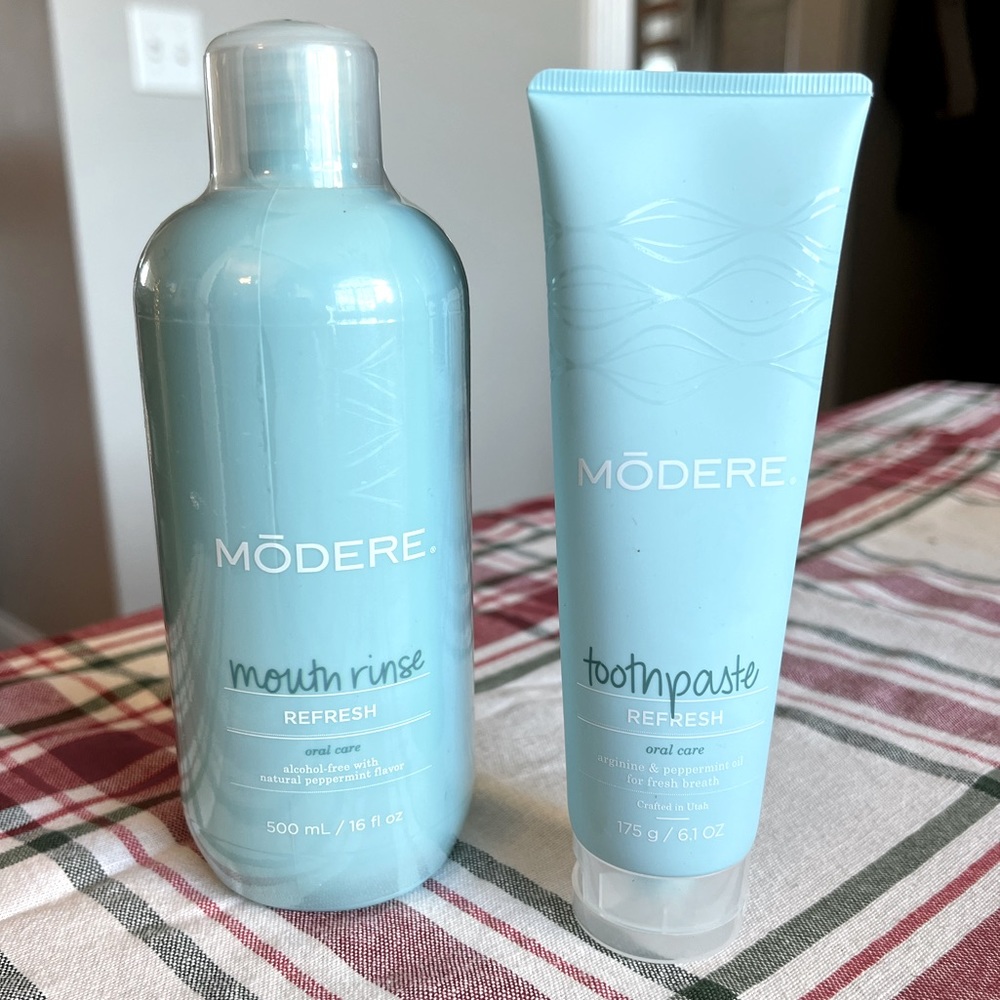 New and Sealed Modere Toothpaste and Mouth Wash